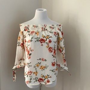 Off the shoulder shirt